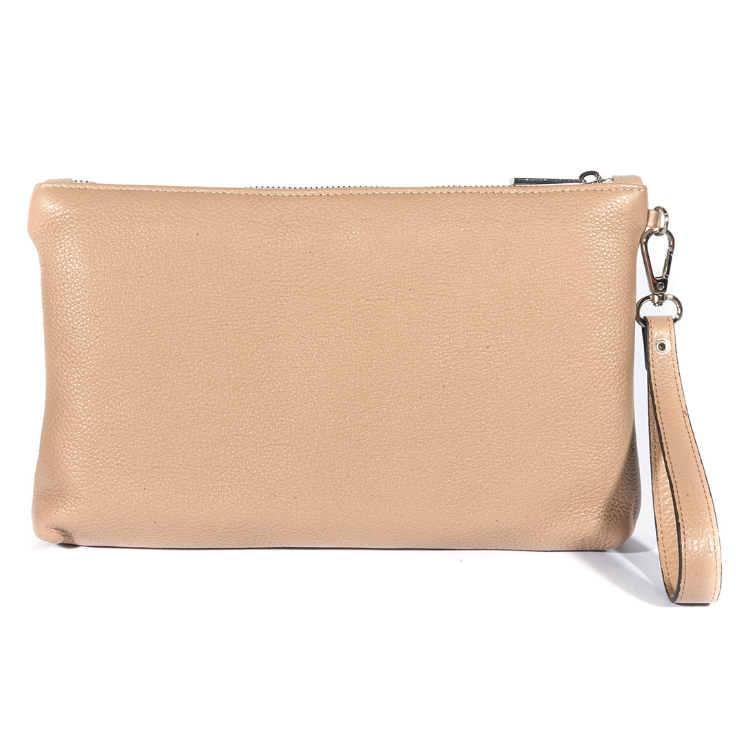 POCHETTE BEIGE MEDIUM